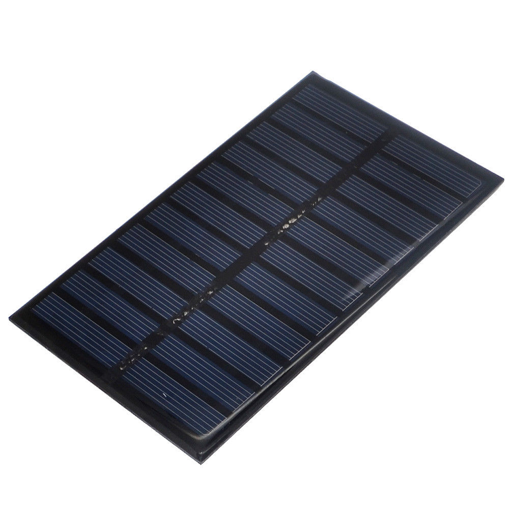 1.6W 5.5V Polysilicon Epoxy Solar Panel Cell Battery Charger