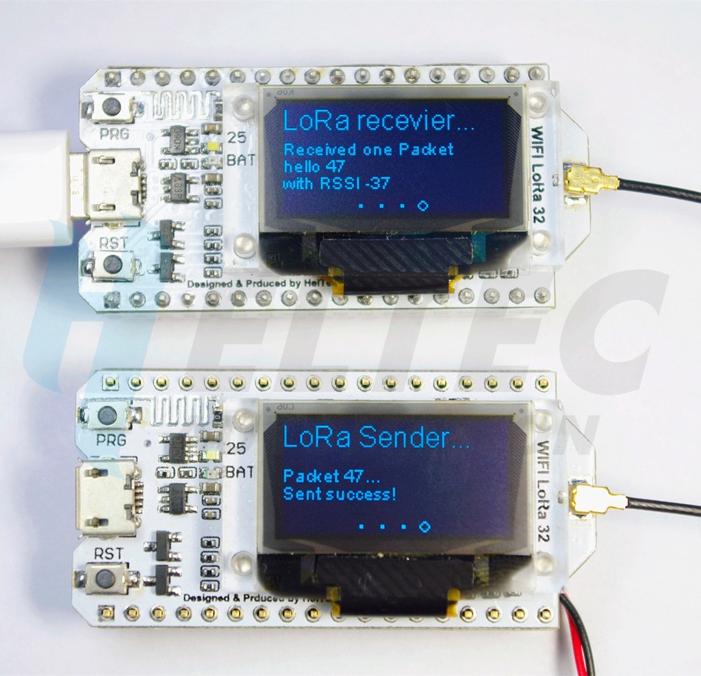 868MHz/915MHz SX1276 ESP32 LoRa 0.96 Inch OLED Display Bluetooth WIFI Lora Kit 32 Module IOT Development Board 