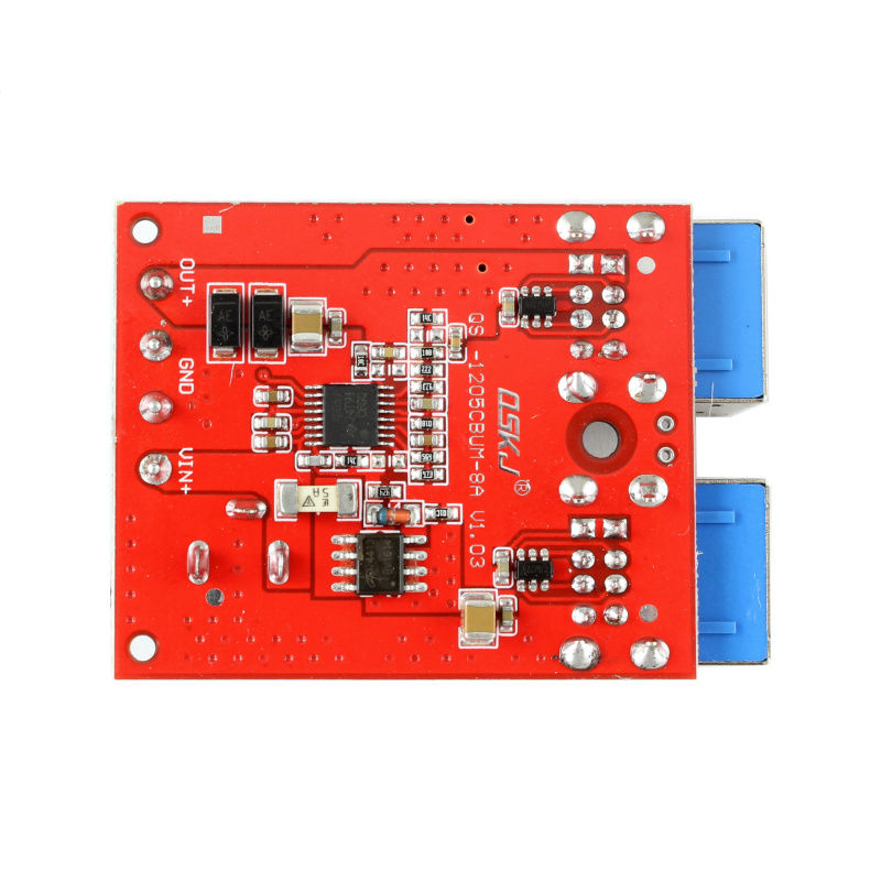 8V-35VTo 5V/8A DC-DC Power Supply Buck Module  Support Android/iPhone Phone Fast Charging