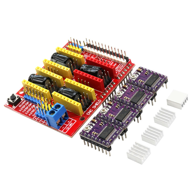 CNC Shield V3 Engraving Machine / 3D Printer / + 4 PCS DRV8825 Driver Expansion Board for Aduino