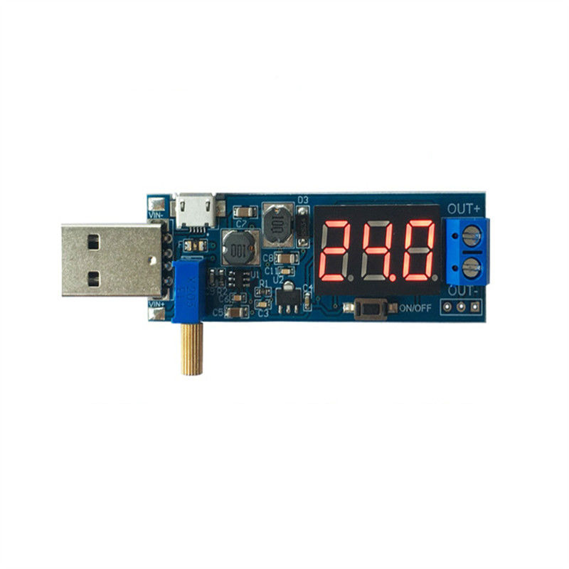 DC-DC USB Boost Power Regulator Desktop Power Module 5V to 3.3V 9V 12V 24V