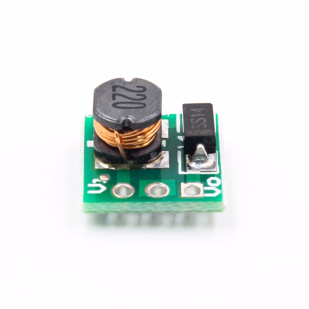 DC-DC Voltage Boost Converter Board Module 1.5V 1.8V 2.5V 3V 3.3V 3.7V 4.2V To 5V Green