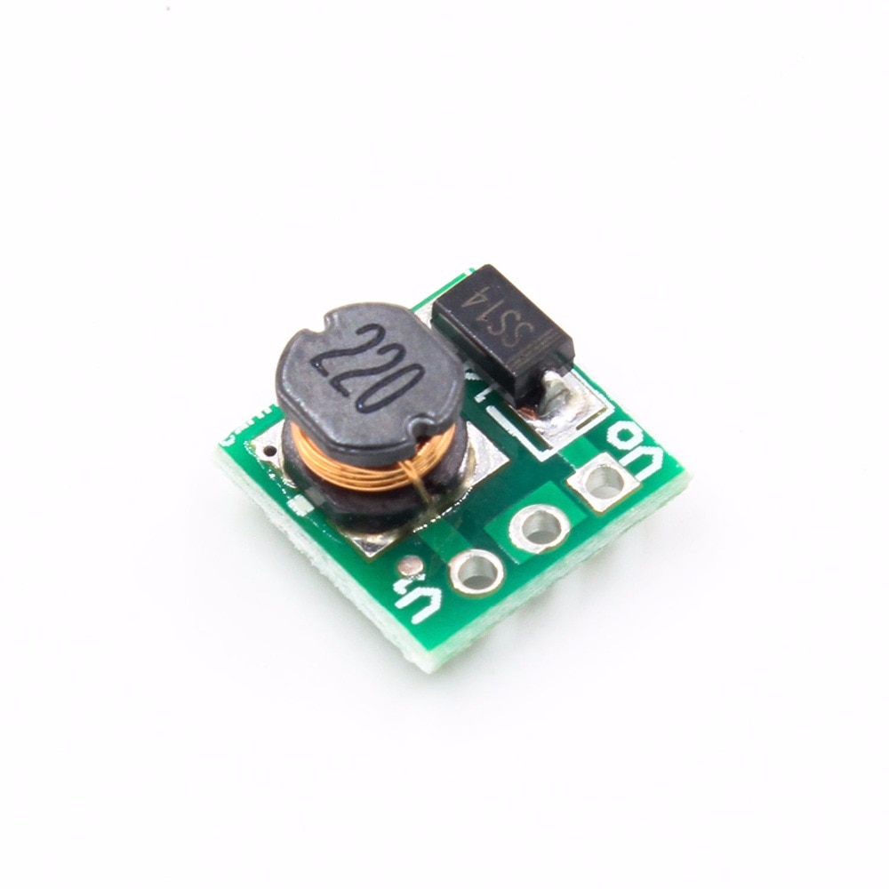 DC-DC Voltage Boost Converter Board Module 1.5V 1.8V 2.5V 3V 3.3V 3.7V 4.2V To 5V Green