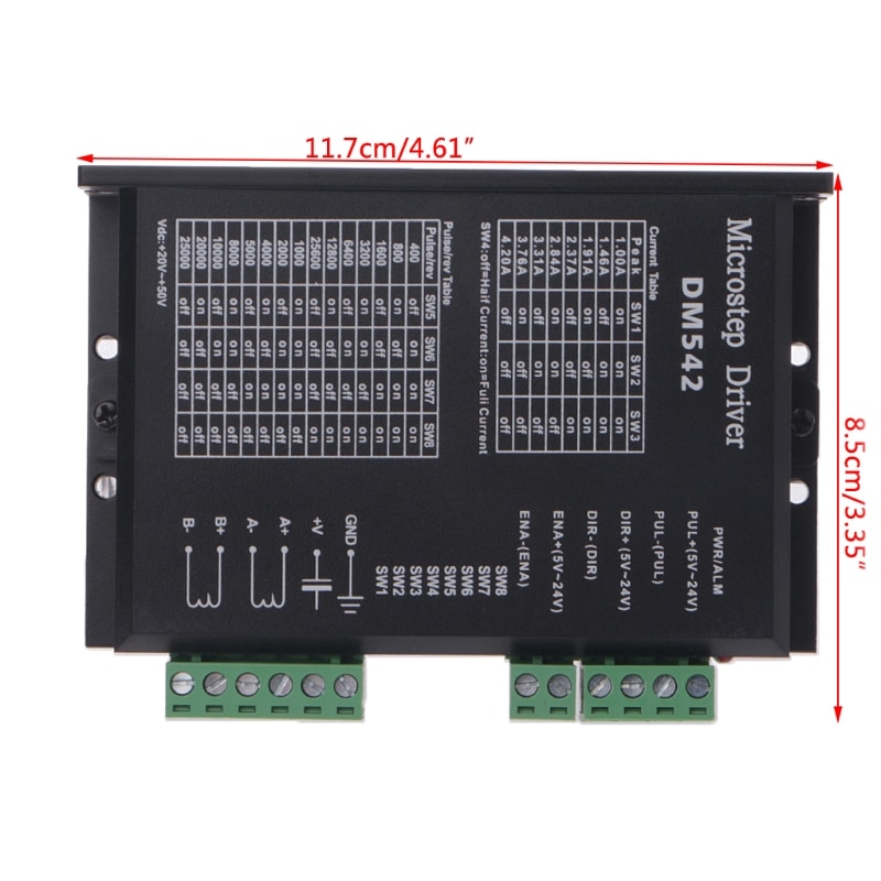 DM542 Stepper Motor Driver For 57 86 Series 2-phase 