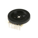 Double Dial Potentiometer B503 50k Plate Diameter 16mm Disk Thickness 2mm