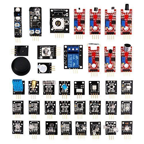 DIY 37-in-1 Sensor Module Kit for Arduino