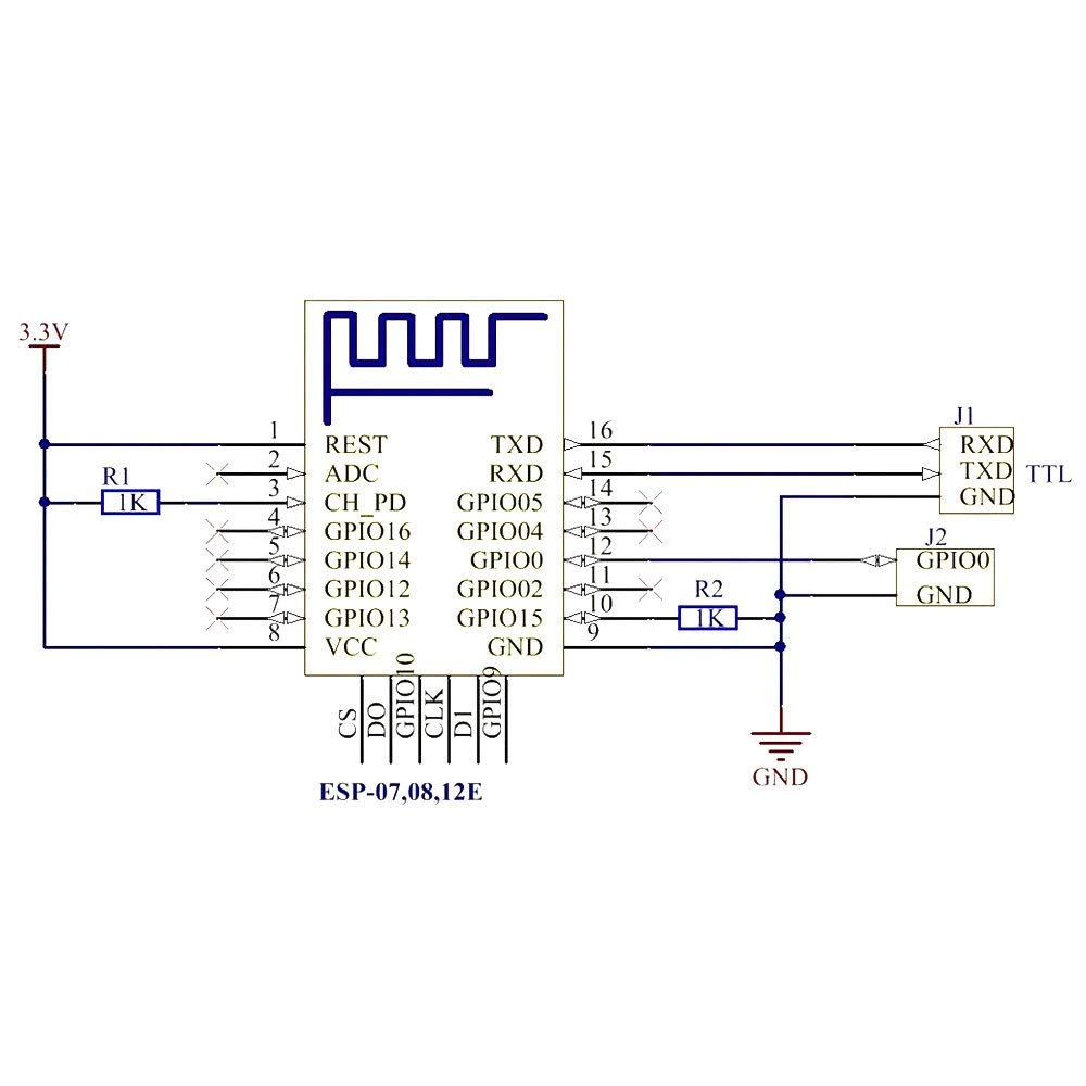 ESP8266 ESP-12F Wifi Serial Module Board for Arduino