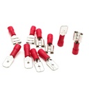  Female & Male Spade Insulated Electrical Crimp Terminal Connectors  Red Blue Yellow