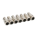 GX16-2/3/4/5/6/7/8 Aviation Plug Male And Female Pin Connector Circular Connectors Socket Plug