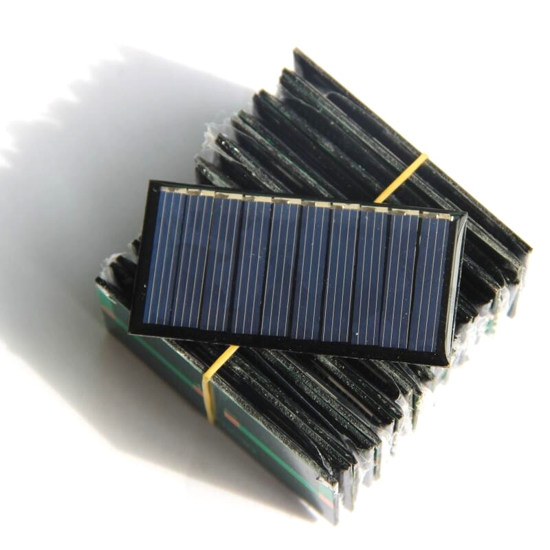 0.25W 5V Polysilicon Epoxy Solar Panel Cell Battery Charger