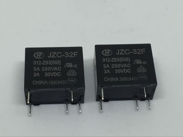 Hong Fa 5Pin Relay 32F-JZC-32F- 005 012 024-ZS3 10A