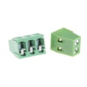  KF128 Copper PCB Terminal Blocks Green 5mm Pitch Screw Terminal Connector 2 Pin 3 Pin Straight Leg