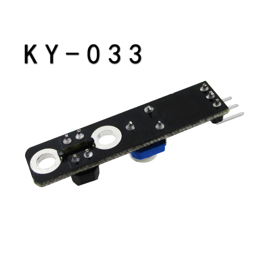 2pcs KY-033 One Channel 3 pin Tracking Path Tracing Module / Intelligent Vehicle Probe Infrared Detection Sensor