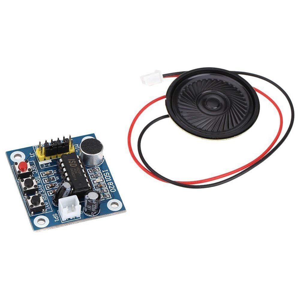 ISD1820 Sound Voice Recording Playback Module PCB Board With Sound Audio Microphone