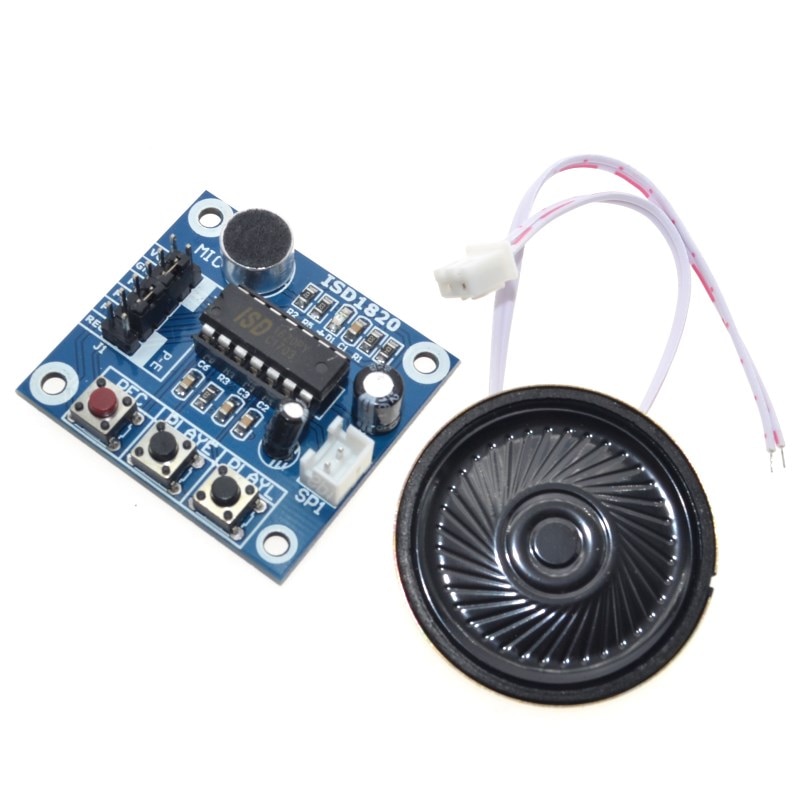 ISD1820 Voice Recording Module With Mic Sound Audio Loudspeaker