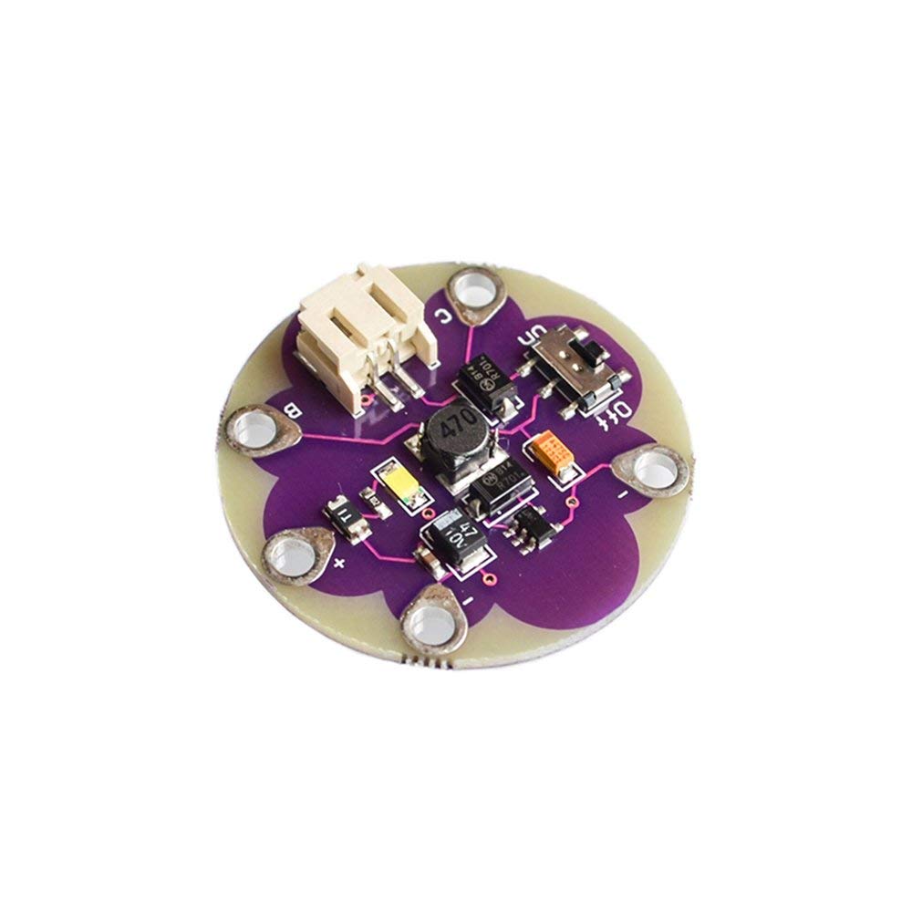 LilyPad LiPower Lithium Battery Boost Power Step up Module 5V Output
