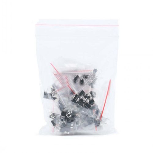 Momentary SMD Side Tact Switch Push Button Switch Assortment Kit 12Values 120pcs