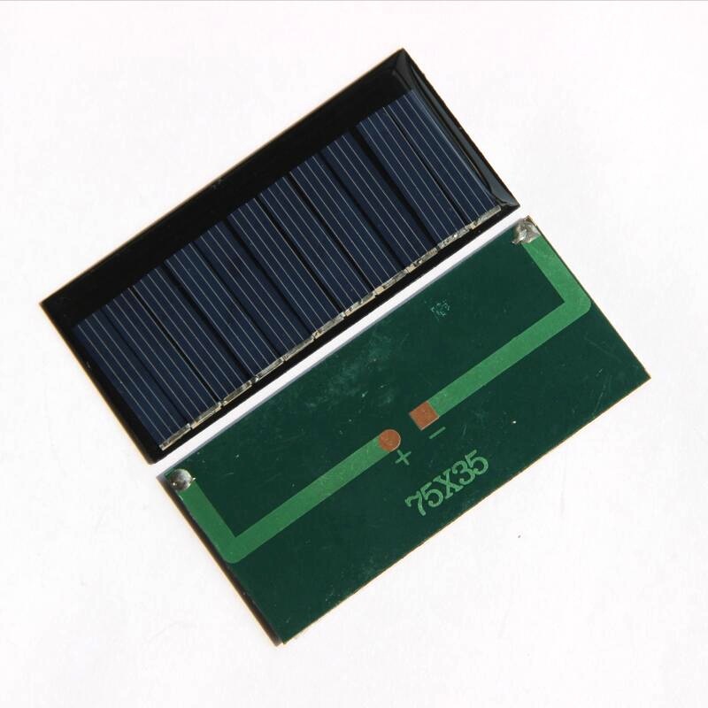 0.33W 5.5V Polysilicon Epoxy Solar Panel Cell Battery Charger