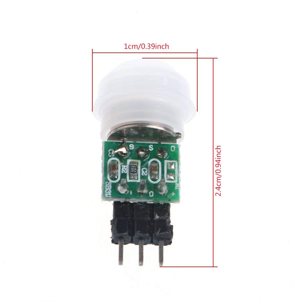 Mini IR Infrared Pyroelectric PIR Body Motion Human Sensor Detector Module