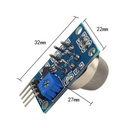 MQ2 Smoke Gas LPG Butane Hydrogen Gas Sensor Detector Module For Arduino