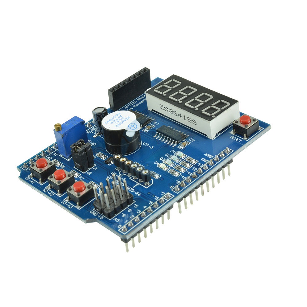 Multi Function Shield with Buzzer LM35 / 4 Digit Digital LED Expansion Board Module for Arduino UNO R3 