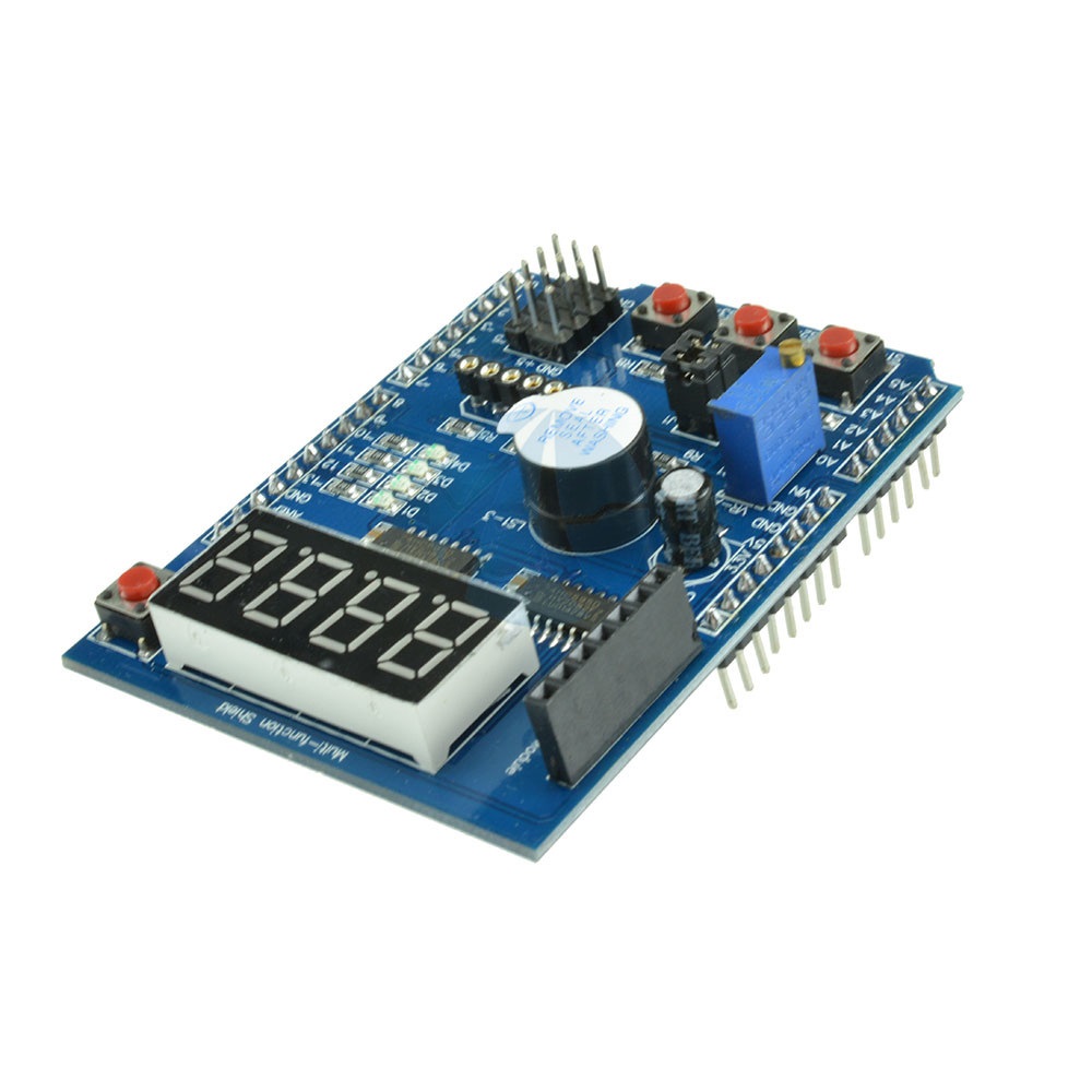 Multi Function Shield with Buzzer LM35 / 4 Digit Digital LED Expansion Board Module for Arduino UNO R3 