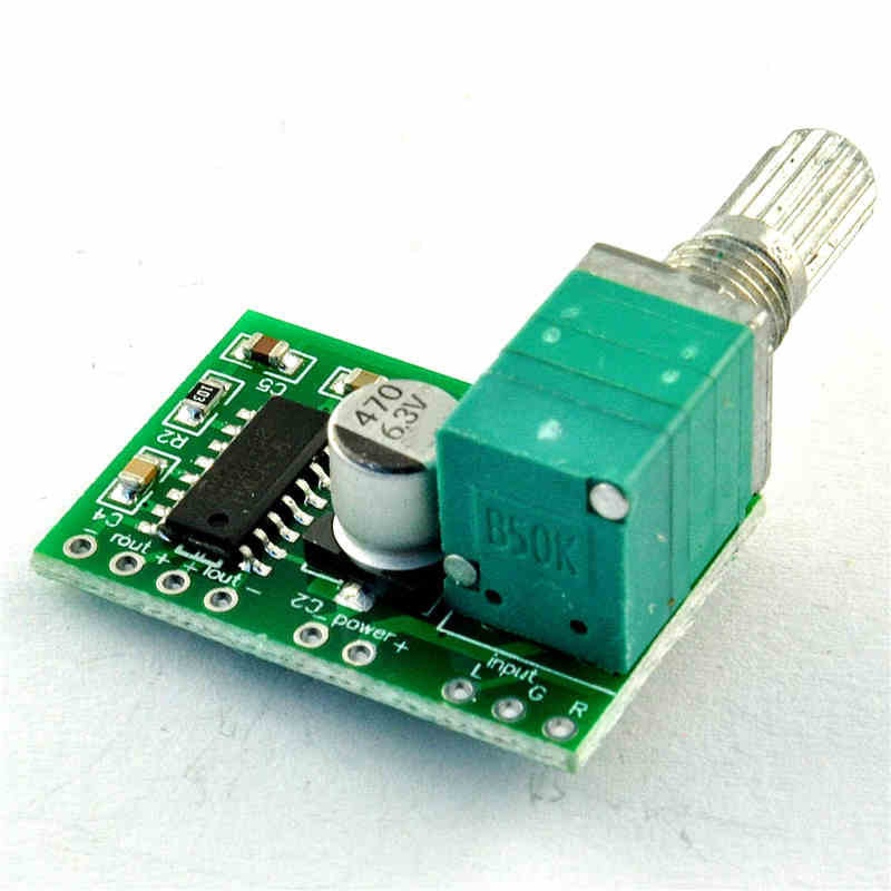 PAM8403 Mini 5V Digital Audio Amplifier Board Module with Switch Potentiometer Can Be USB Powered