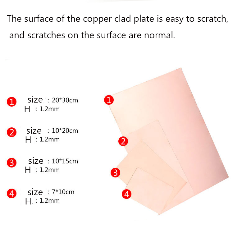 Pcb Board FR-4 Universal Experiment Board Single-sided Fiberglass Clad