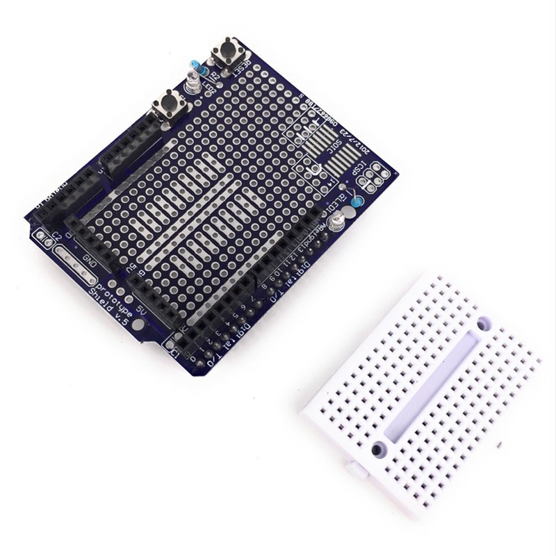 Prototype Shield / ProtoShield For arduino UNO R3 With mini Breadboard