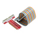 Raspberry Pi B + Accessories T type GPIO expansion board + Raspberry pi 40P cable