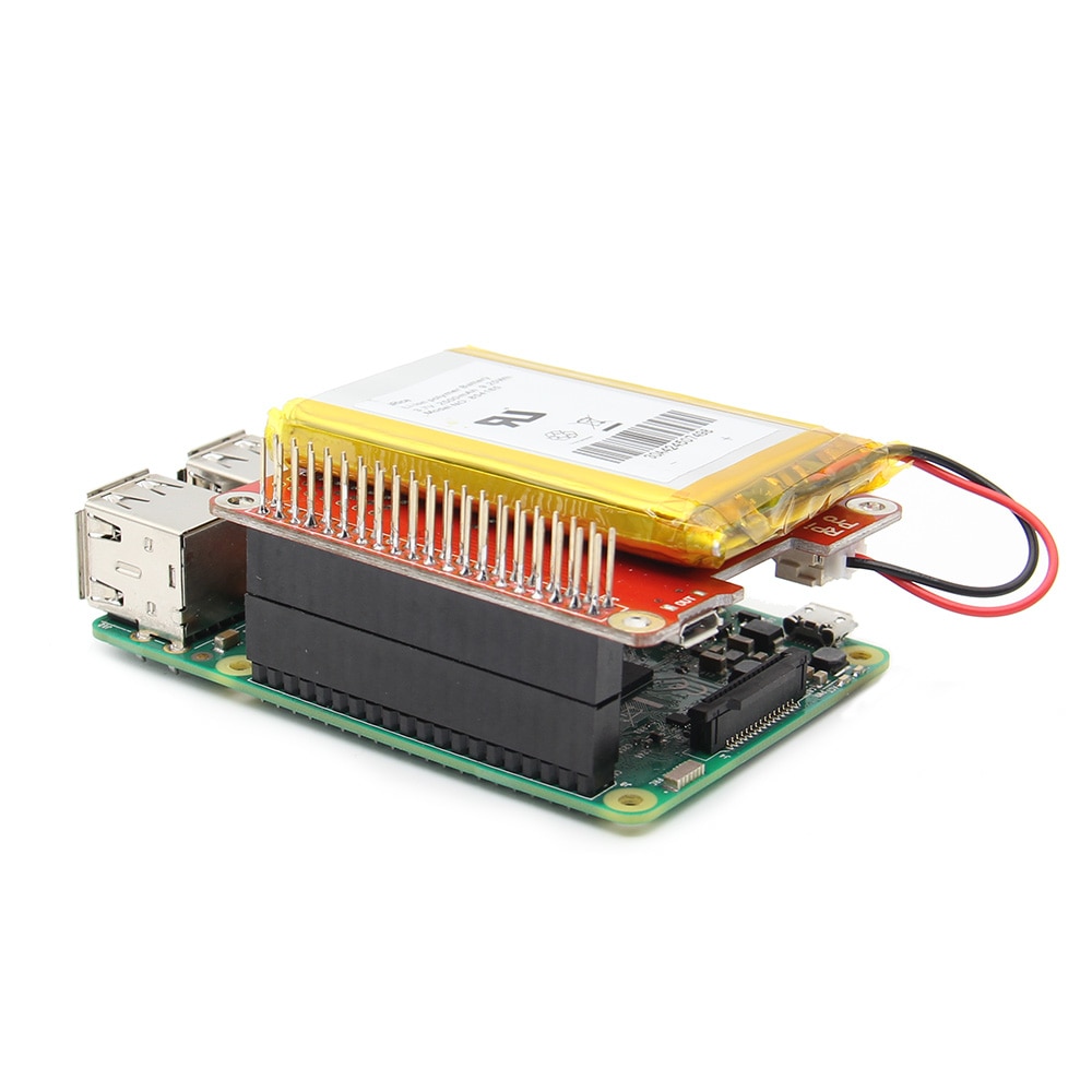 Raspberry Pi Pro V1.1 UPS HAT I2C Lithium Battery Expansion Board Power Pack Power Supply for Raspberry Pi 3 / Andriod & Apple