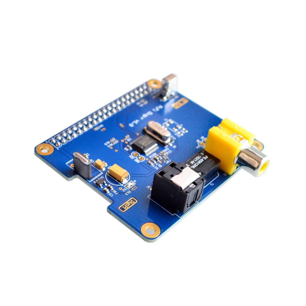 Raspberry Pi HIFI DiGi Digital Sound Card I2S SPDIF expansion board Digital Chip for Raspberry Pi 2/B+/A+