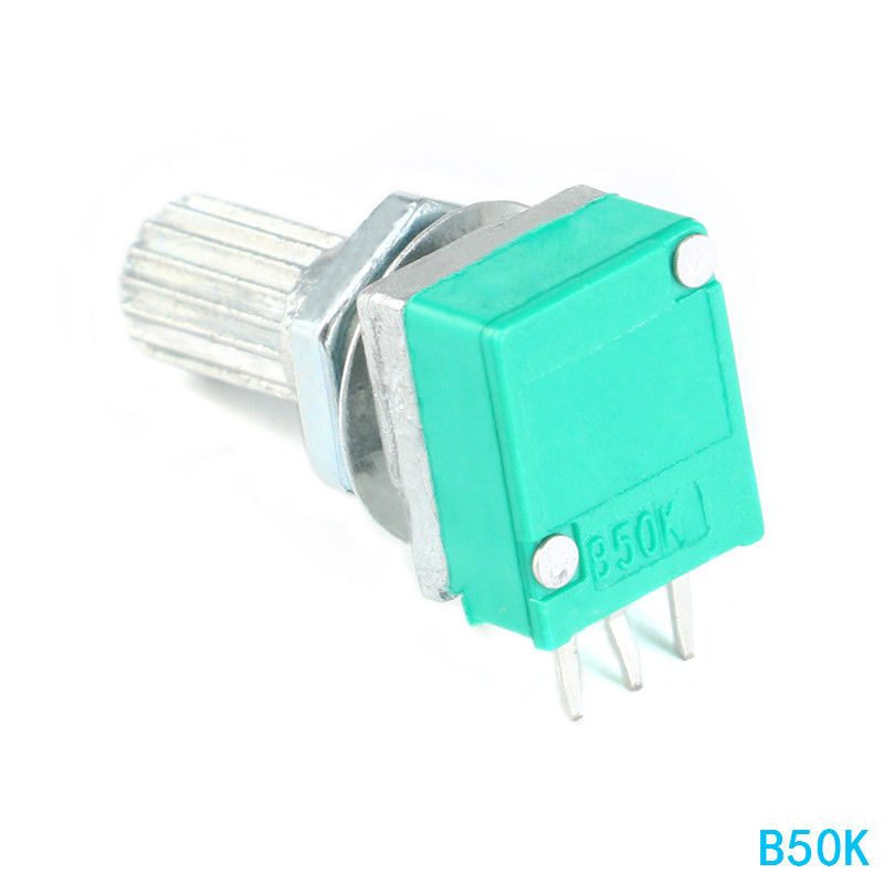 RK097N Single Potentiometer B5K B10K B20K B50K B100K Audio Amplifier Sealed Potentiometer 3Pin 