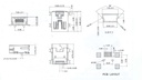 SMD Mini USB Socket Sink Plate 5P Connector 