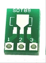 SOT89 To DIP SOT223 To DIP IC Adapter PCB Board Converter Plate Double Sides 1.5mm 2.3mm to 2.54mm Pin Pitch Pinboard