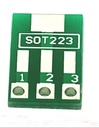 SOT89 To DIP SOT223 To DIP IC Adapter PCB Board Converter Plate Double Sides 1.5mm 2.3mm to 2.54mm Pin Pitch Pinboard