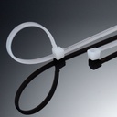 White Nylon Cable Ties Zip Self Locking Wire Fastener Tie 3x60mm to 8x250mm