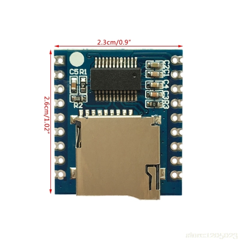 XY-V17B Serial Control Voice Module / SD/TF Card MP3 Sound Module