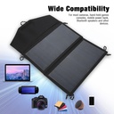 14W 5V Folding Solar Panel Battery Charger