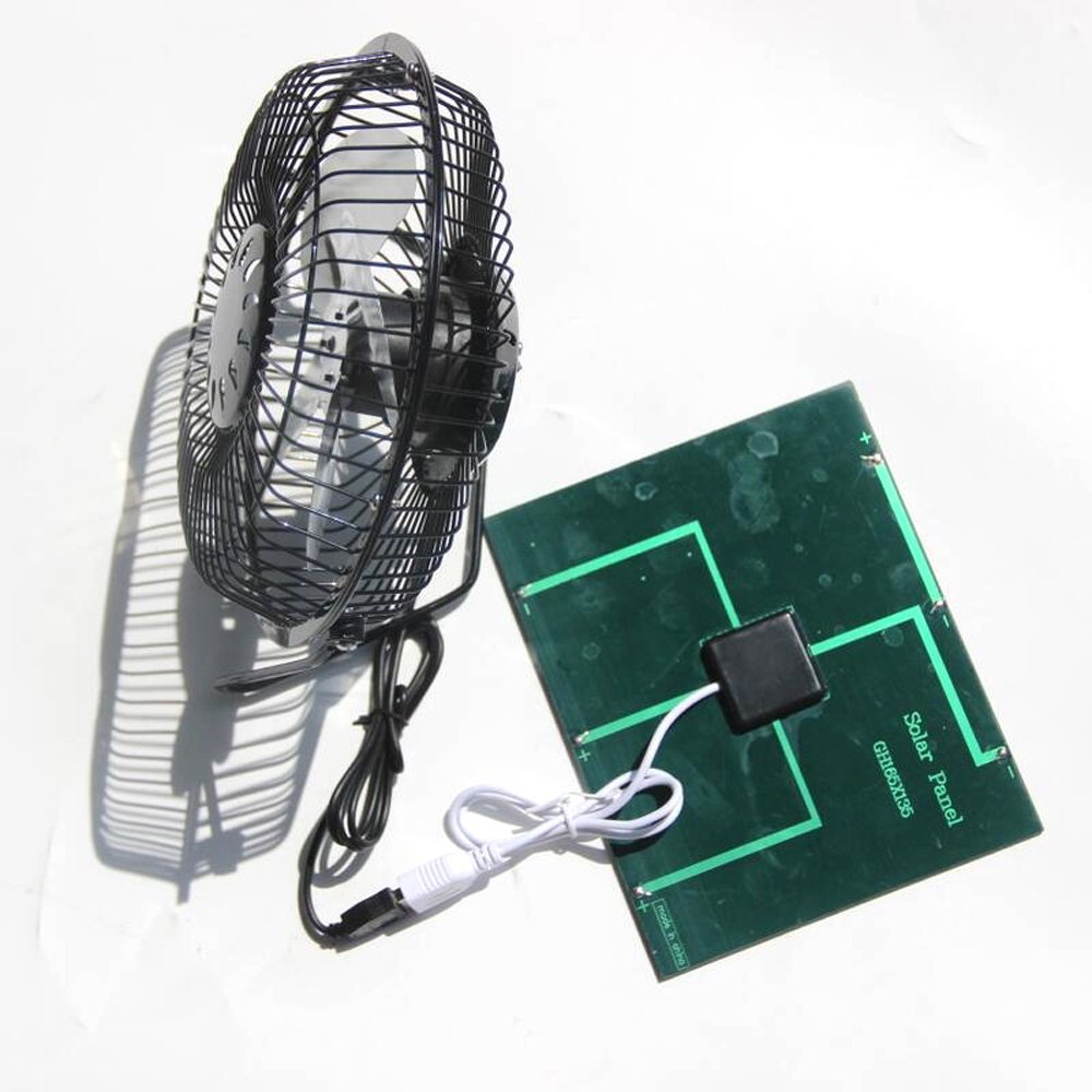 3.5W 6V Solar Panel + 6 Inch USB Mini Fan