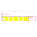 5W LED COB Light Bar Module 129*17.5mm White DC 12V  400mA 