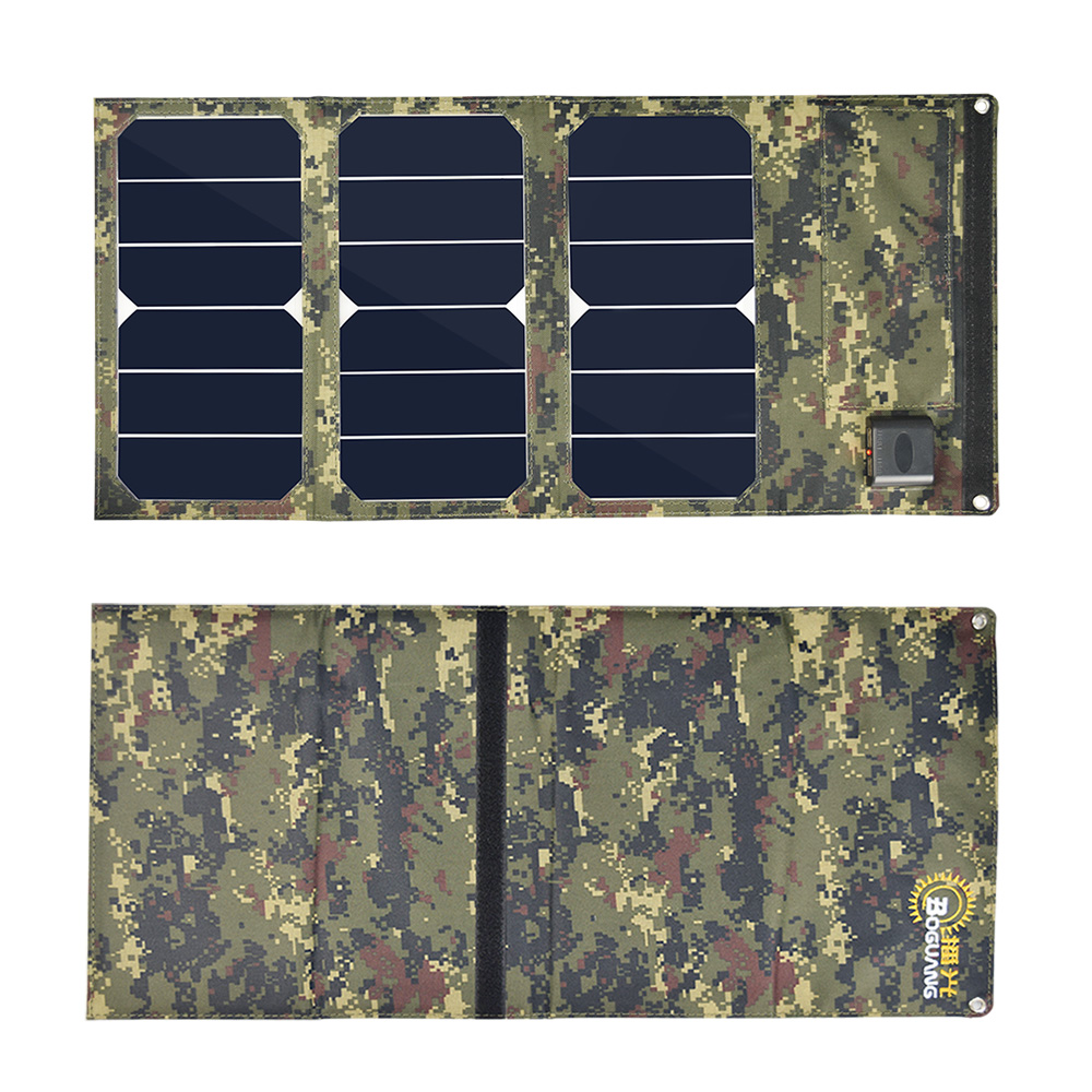 20W 5V Monocrystalline Folding Solar Panel Battery Charger