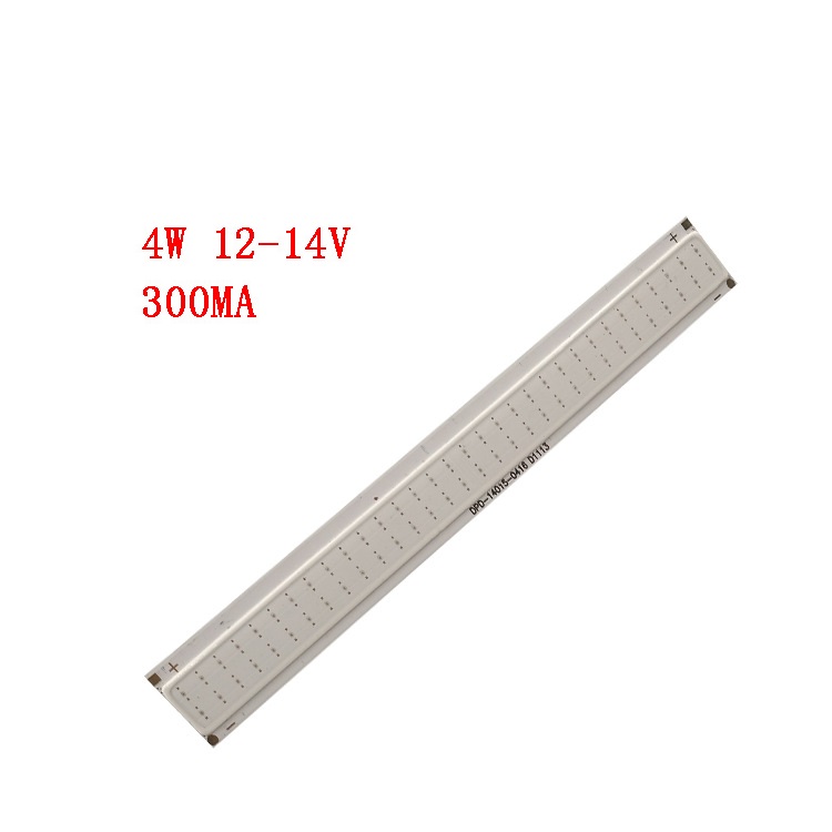 4W LED COB Light Bar Module 140*15mm Warm/Pure White/Red/Ice Blue DC12V/ 300mA 