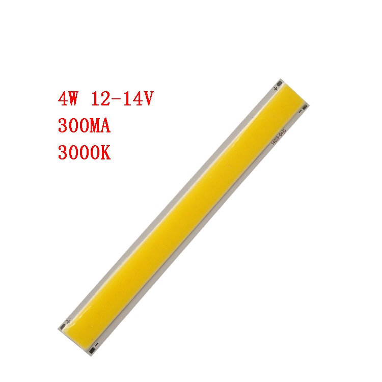 4W LED COB Light Bar Module 140*15mm Warm/Pure White/Red/Ice Blue DC12V/ 300mA 