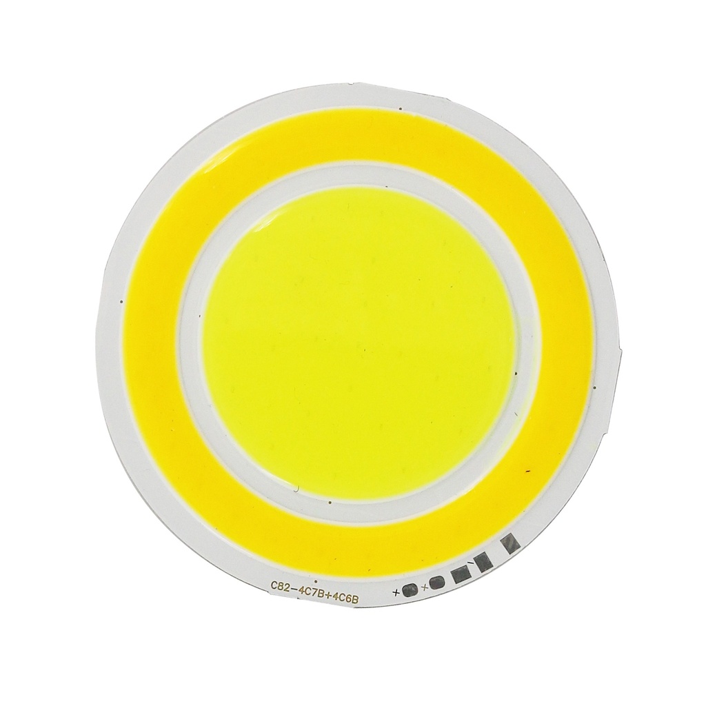 5.6*2W LED COB Module LED COB Round Panel DC12V/460mA 82MM Dual CCT Warm White + White