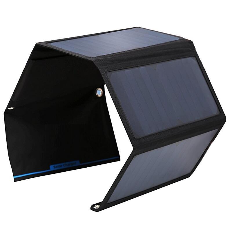 28W 5V Folding Solar Panel Battery Charger