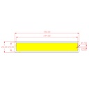 7W LED COB Light Bar Module 150*26mm DC 12V Warm White/ White