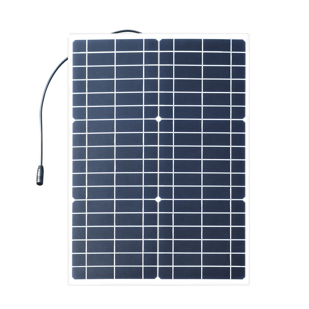 30W 18V Flexible Solar Panel Battery Charger