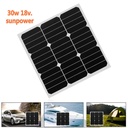30W 18V Flexible Solar Panel Battery Charger