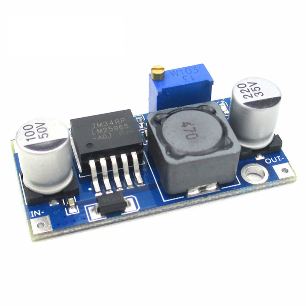 3A 12/24V to 12/5/3.3V LM2596 LM2596S DC-DC  Adjustable Step-down Power Supply Module